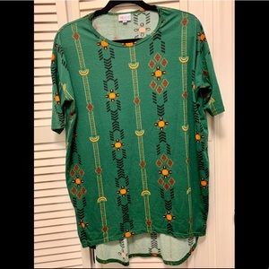 LulaRoe Irma Aztec Print Tee